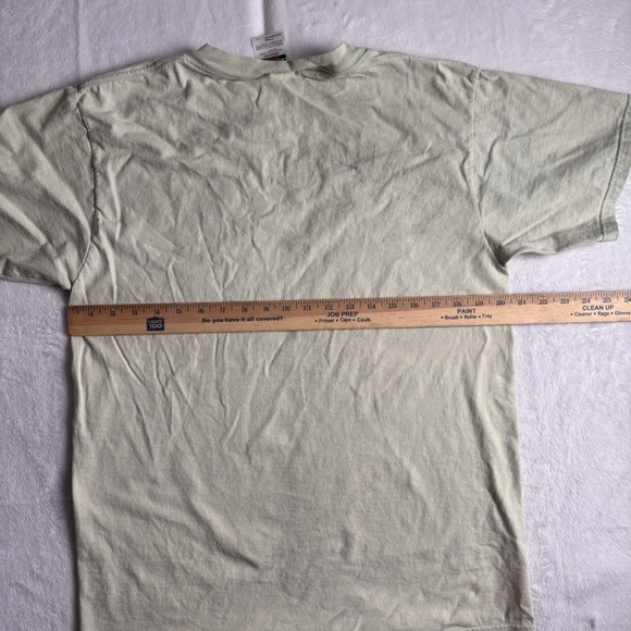 VTG Friends are The Leaves Tree of Life Green Short Sleeve Shirt Men's L Stain * - Picture 7 of 8